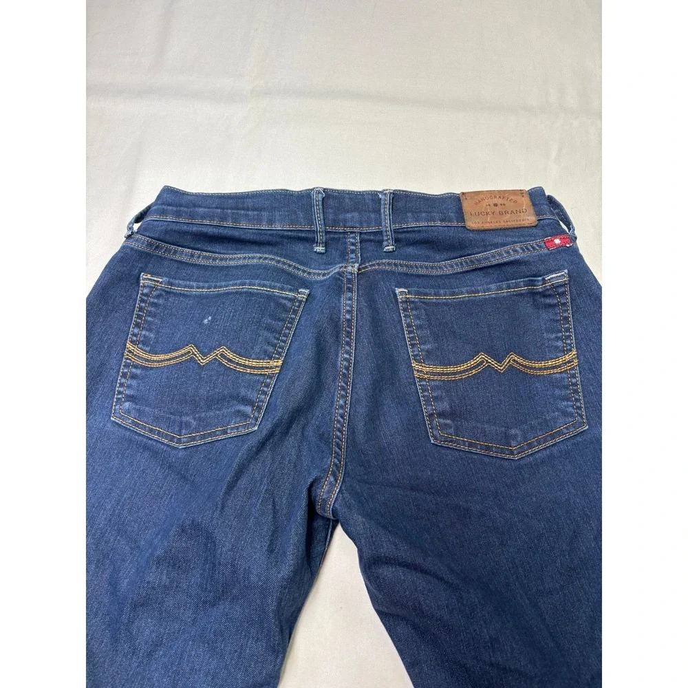 Lucky Brand Sweet Straight Dark Wash Ankle Jeans 4/27 W30 L29 Straight Leg Denim